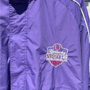 Kentucky Derby Purple Windbreaker Jacket